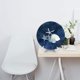 thumbnail image 3 of Reloj de pared con diseño de estrella de mar, nautilus, conchas marinas, acuarela, playa, azul, silencioso, de 10 pulgadas, estilo rústico retro, decorativo para sala de estar, cocina, hogar, baño y, 3 of 7