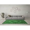 thumbnail image 3 of Ahgly Company Indoor Square Persian Emerald Green Traditional Area Rugs, 4' Square, 3 of 4