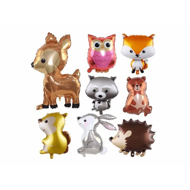 Kit De Globos Para Fiesta De Cumpleaños Con Tema De Animales Xtellar multicolor