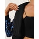 thumbnail image 5 of Disfraz de navidad chaqueta bomber Allegra K con lentejuelas y Manga Larga Azul real M, 5 of 6