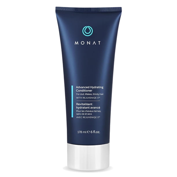 Acondicionador hidratante avanzado MONAT - Hidratante ligero con ácido hialurónico para cabello fino a medio, para teñir, 178 ml (6 fl. oz.)