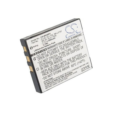 Image of Replacement Battery For BenQ 3.7v 850mAh / 3.15Wh Camera Battery