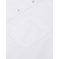 thumbnail image 7 of sogami Men's Long Sleeve Cotton Linen Shirts Band Collar Button Down Shirt, 7 of 7