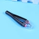 thumbnail image 3 of Pinzas automáticas para cejas: Pinzas retráctiles con punta inclinada - Herramienta de maquillaje para depilar cejas (Color aleatorio), 3 of 8