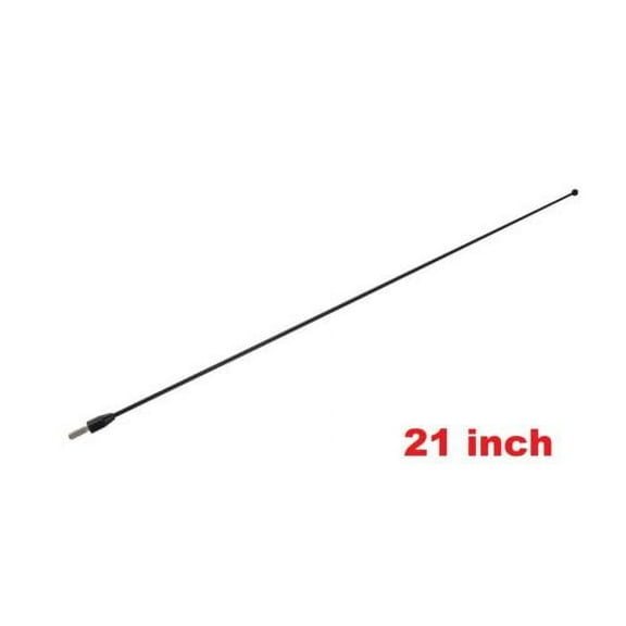 21" inch Black Stainless Antenna Mast Power Radio for DODGE DAKOTA 1987-1996 New