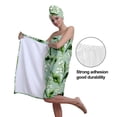 thumbnail image 5 of Colevkie 2 Pcs Bath Skirt & Shower Cap Set for Women Polyester Adjustable Quick Drying Bath Wrap Set for Shower Spa Sauna Printed Flowers Pattern, 5 of 8