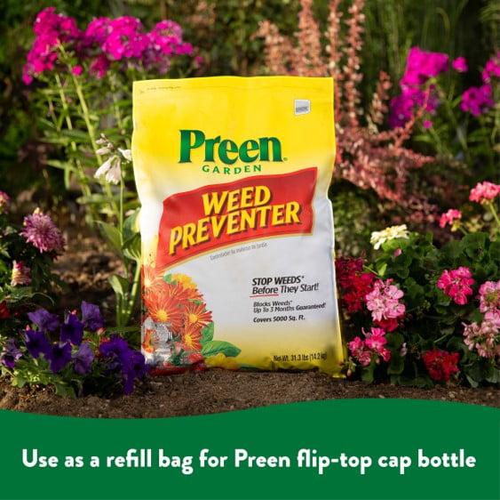 Preen Garden Weed Preventer - 31.3 lb. - Covers 5,000 Sq. ft.
