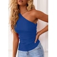 thumbnail image 4 of Remera PRETTYGARDEN 2025 de un Hombro Ajustada con Fruncido XL, 4 of 8