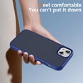 thumbnail image 4 of Allytechgroup Slim Carbon Fiber Texture Phone Case for Apple iPhone 15, Shockproof Soft TPU Bumper, Raised Edge Camera and Screen Protection, Lightweight Anti-Slip Cover, Blue, 4 of 8