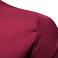 thumbnail image 5 of RUTAYY Men's Shirts Embroidered Asymmetrical Long Sleeve Solid Color Denim Shirt Turndown Collar Comfortable Breathable Holiday Beach Blouse, 5 of 7
