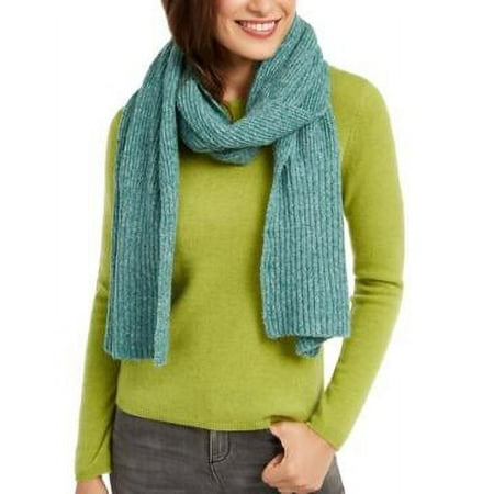 MSRP $39 Inc Twisted Rib Muffler Scarf Aqua One Size