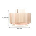 thumbnail image 2 of WORGEOUS Rotating Cosmetic Brush Storage Container Compartment Makeup Brush Holder for Desktop, 2 of 8