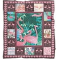 thumbnail image 2 of Flamingo Throw Blanket for Adults Kids Warm Super Soft Cozy Micro Flannel Blanket for Bed Sofa Plane/Living Room 50x60 Inch, 2 of 5