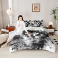 thumbnail image 4 of Castle Fairy Safari Wolf Twin Comforter Sets,Watercolor Animal Bedding Set, 4 of 8