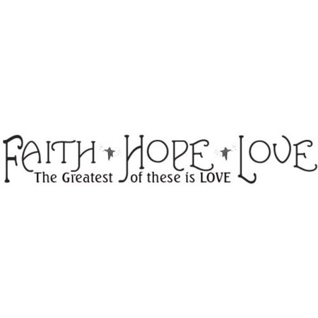 UPC 885588003908 product image for ROOMMATES RMK1767SS Faith, Hope and Love Peel and Stick Quotable | upcitemdb.com