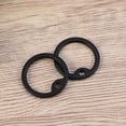 thumbnail image 2 of 2 Pcs Silicone Dog Tag Silencers for Military Dog ID Tags Black, 2 of 9