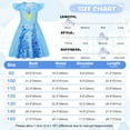thumbnail image 6 of Benylion Girls Princess Dresses Cinderella Costume Birthday Party Dress Cosplay Outfits Role Play Clothes Outfit for 9-10 Years, 6 of 6