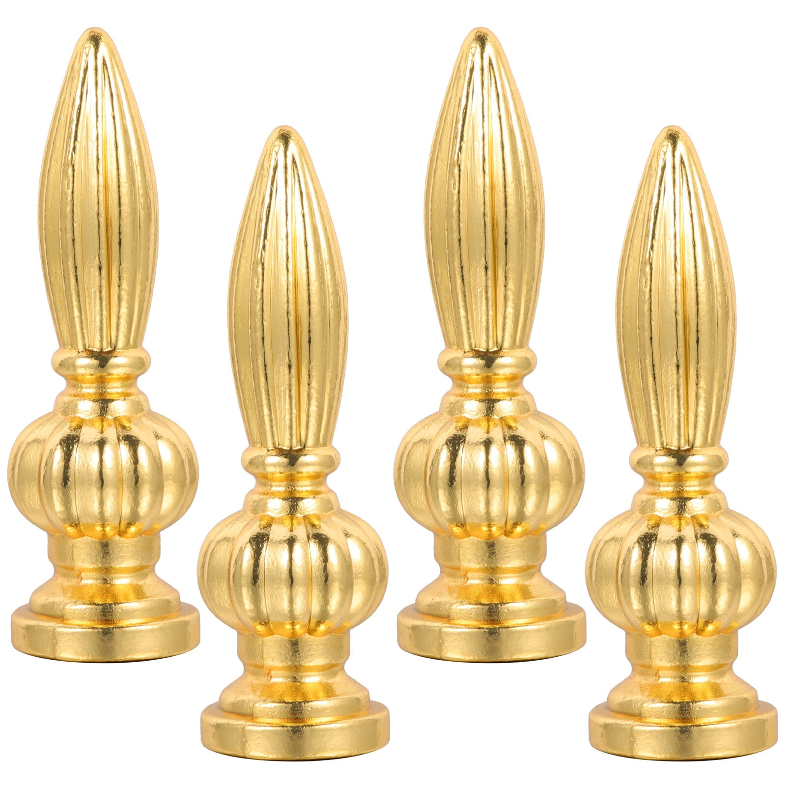 Lamp finial 4pcs Lamp Shade Finial Replacement Metal Finial Lamp Topper 