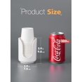 thumbnail image 2 of Dispensador de vasos ABRUTY Bathroom Ceramic Vaso de papel de 90 ml a 120 ml, 2 of 7