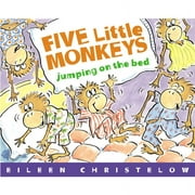 Houghton Mifflin Harcourt Five Little Monkeys Jumping on the Bed Book, Pack of 3