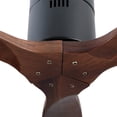 thumbnail image 5 of Modern Style 52-Inch Solid Wood Blade Low Profile Ceiling Fan, 5 of 6