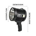 thumbnail image 3 of Solar Lights Outdoor Flashlight Multifunctional Outdoor Emergency Work Light Portable Long High Brightness Lighting Flashlights for Emergencies, 3 of 9