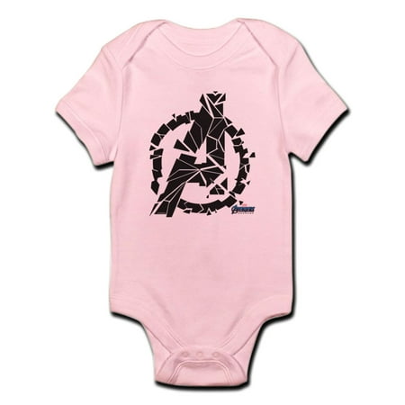 

CafePress - Avengers Endgame Black Logo - Baby Light Bodysuit