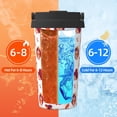 thumbnail image 5 of Goofa Cartoon Hedgehogs for Insulated Travel Coffee Mug Spill Proof Leak Proof 16 OZCoffee Tumbler Reusable Coffee Cups with Lids Thermos for Hot and Cold Drink, 5 of 8