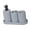 A, variant on Stylish Bathroom Set 6Pieces Comprising Toothbrush Holder Soap Dispensers Vanity Tray Tumblers and Resistant
