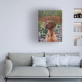 thumbnail image 3 of Steve Crockett 'Pet Portrait Of Merlin The Hungarian Vizsla' Canvas Art, 3 of 4