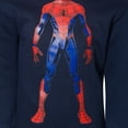thumbnail image 6 of Marvel Spider-Man Toddler Boys' Cosplay Fleece Pullover Hoodie Spider Man Navy Red, 6 of 6