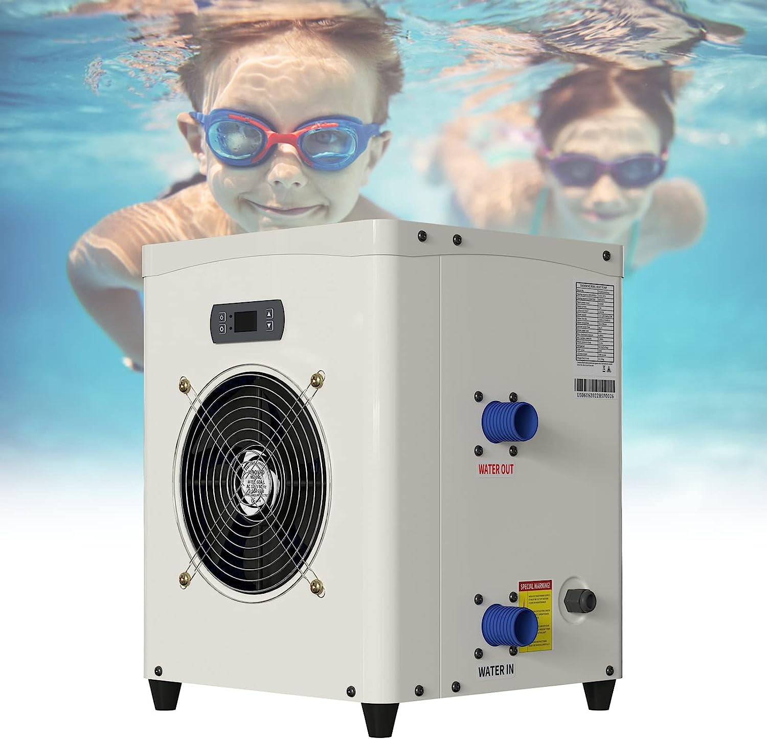 FICISOG 14331 BTU/hr Electric Pool Heaters for Above Ground Pools,0.65