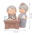 thumbnail image 2 of WHAMVOX Estatua De Pareja Anciana En Resina Para De Aniversario Y Ambiente Acogedor, 2 of 6