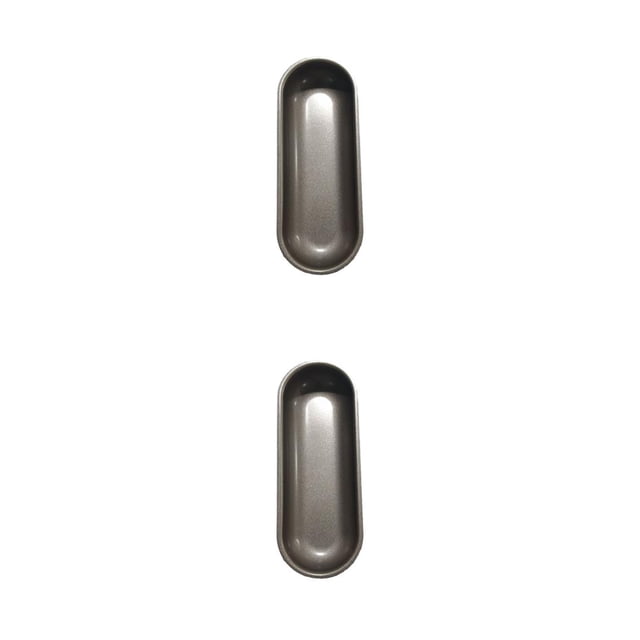 Naiovety Molde para perros calientes, moldes para salchichas de acero al carbono, utensilios para hornear reutilizables resistentes al calor, Oro 2piezas