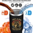 thumbnail image 4 of 1pc Dad - 1 30oz Tumbler with Straw & Handle - Insulated Stainless Steel Cup | Holiday Gift for Man Women (Christmas, Valentine's, Birthday), 4 of 8