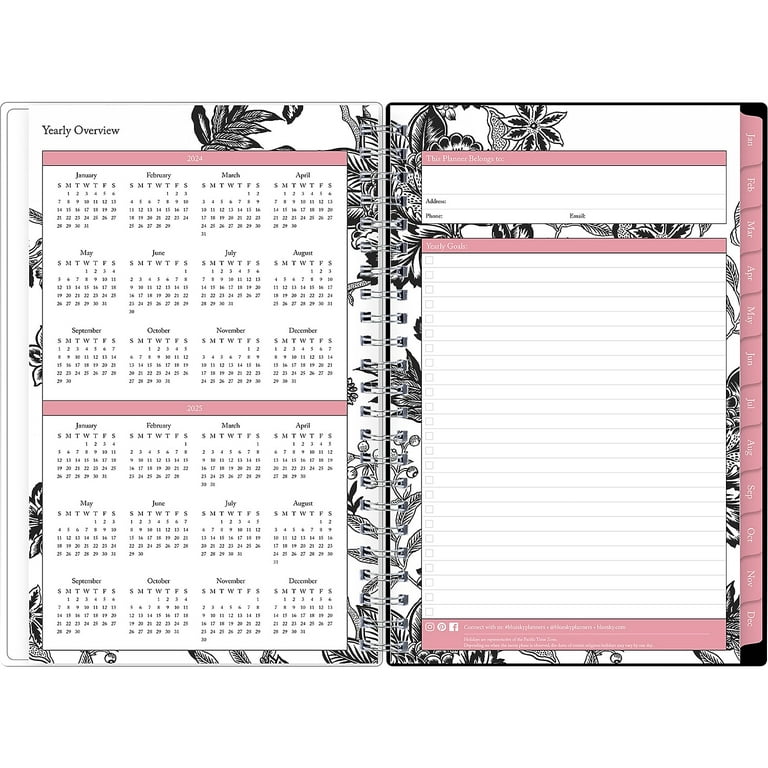 2024 Blue Sky Analeis 5 x 8 Weekly & Monthly Planner Multicolor