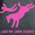 thumbnail image 3 of CafePress - Pink Bucking Horse Stunts Women's Dark T Shirt - Women's Traditional Fit Dark T-Shirt, 3 of 4