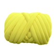 thumbnail image 4 of Hilo grueso, hilo grueso voluminoso, nudo trenzado suave tejido a mano, hilo tubular gigante, Limon amarillo, 4 of 9