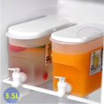 thumbnail image 4 of Distributeur de Boissons en L, Distributeur de Boissons Blanc 3,5 L avec Robinet d'Étanchéité, Distributeur de Boissons à Robinet, Distributeur de Boissons Multifonction, 4 of 11