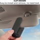 thumbnail image 4 of Sunglasses Holders For Car, Magnetic Genuine Leather Sunglasses Clip For Car Visor, Glasses Hanger Clip, Car Interior Visor Accessories, 4 of 4
