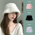 thumbnail image 6 of Winter Plush Bucket Hat for Women Leopard Print Fuzzy Bucket Caps Casual Warm Faux Fur Fisherman Hats 56-58cm, 6 of 6