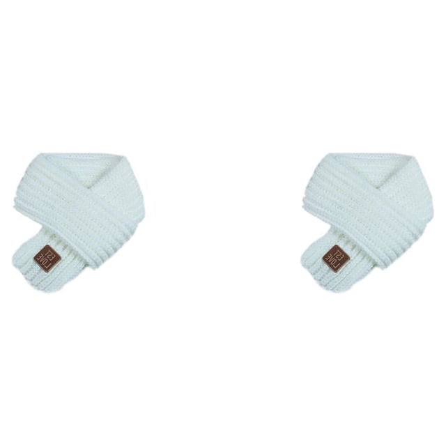 Bufanda para Niños Sonducket Invierno Color Blanco 120cmx8cm 2Conjunto