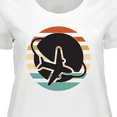 thumbnail image 4 of Inktastic Airplane Trip Vintage Travel Women's Plus Size T-Shirt, 4 of 5