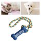 thumbnail image 5 of Juguete para la dentición de Perro Estilo Hueso Hacer Ruido Silicona Segura Cuerda de 11.4 Pulgadas Colores Brillantes Juguete para Masticar para Perros para Cachorros Mascotas pequeñas Azul Oscuro, 5 of 5