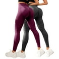thumbnail image 2 of Yindaity Yoga Pants Women With Pockets Leggings with Pockets for Women, High Waisted Buttery Soft Womens Leggings for Gym Yoga Workout(Wine,L), 2 of 4