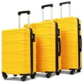 thumbnail image 1 of Clearance! Hardshell Luggage Sets 3 Pcs Spinner Suitcase with TSA Lock Lightweight 20''24''28'', 1 of 9