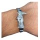 thumbnail image 3 of JOYARIS Pulsera Santa Muerte Esclava Zirconias Plata Solida Ley 925 Talla Largo/Ancho: A elección x 7 mm PT-0000501, 3 of 4