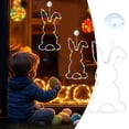 thumbnail image 1 of Matoen12 Easter Lamp Suction Cup Window Lamp Rabbits Shaped Window Display Decoration Lamp Home Festival Party Decoration, 1 of 6