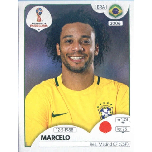 Álbum de pegatinas Panini Mundial Rusia 2018 Marcelo Brasil #360