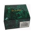 thumbnail image 4 of Bulova B0583 Green Marble Mini Mother Pearl Executive Collector Desk Clock, 4 of 4